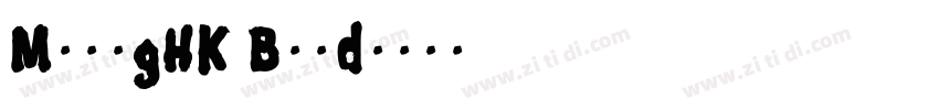 MsungHK Bold字体转换